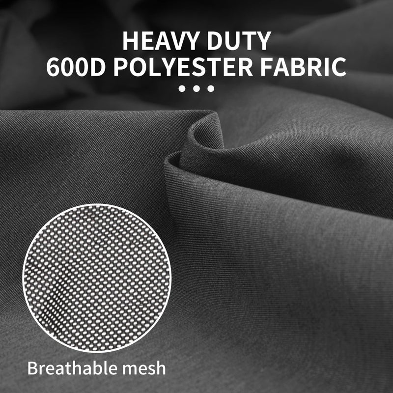 Naturehike Folding Camping Chair, Lightweight High Back Portable Compact Chair, Large Heavy Duty 330lbs for Adults, Hiking Camp Backpacking Festival Travel Beach Picnic Fishing with Storage Bag, Grey - Image 4