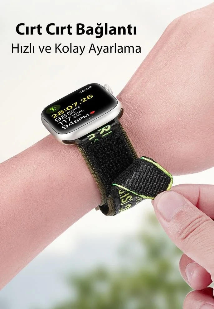 Polhammobile Polham Climberloop Apple Watch 42-44-45MM Ultra Comfortable and Lightweight Band Strap with Velcro Connection
