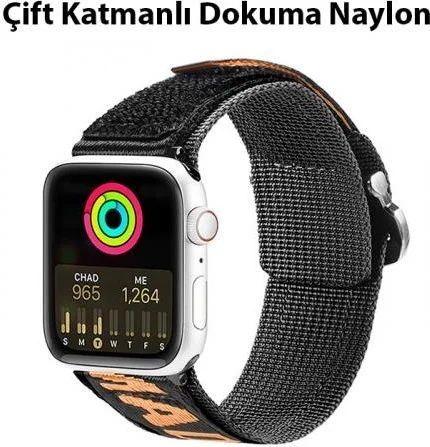 Polhammobile Polham Climberloop Apple Watch 42-44-45MM Ultra Comfortable and Lightweight Band Strap with Velcro Connection