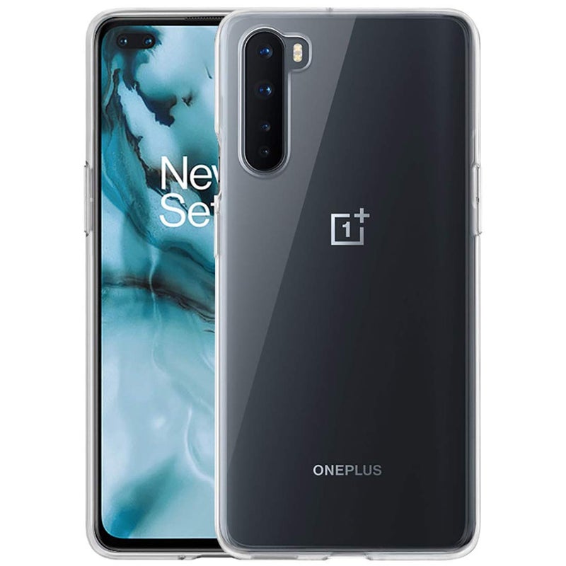 Nishtech غطاء خلفي هجين شفاف فائق النحافة مضاد للغبار مع حماية الكاميرا لهاتف OnePlus Nord 5G - Image 2
