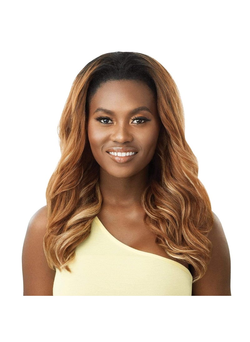 Outre Outre Converti Cap Deluxe Cap Lays Flat Heat Resistant Fiber High Tex Rosey Waves (DRRDVV) 