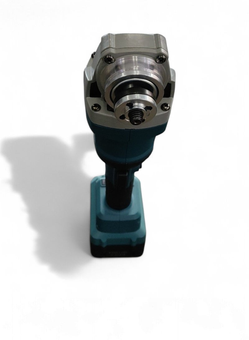 Stanley 21V cutting and sanding grinder, 100mm length. Electric cutting and sanding grinder, 9-inch, for cutting all types of metal, wood, and concrete. Iron cutting grinder, electric grinder, cutting grinder, cutting tool, angle grinder, electric grinding machine, grinder, angle grinder, grinding machine, cordless grinder, cutting grinder, electric cutting and sanding device.  - Image 2