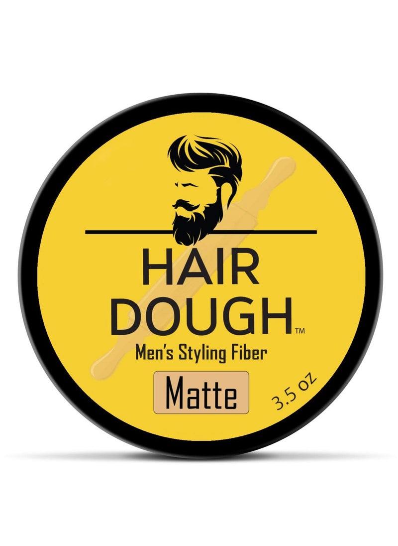 Hair Dough - Styling Clay For Men, Matte Finish Molding Hair Wax Paste Quiff, Strong Hold Without The Shine - Image 1