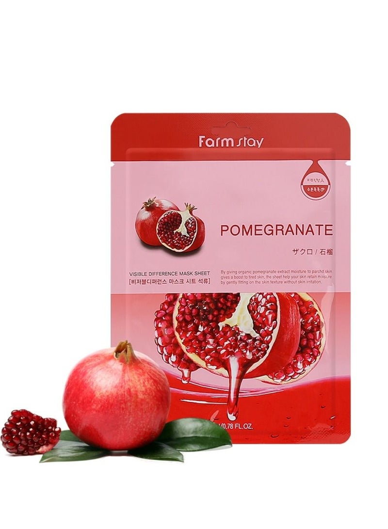 Farm Stay Visible Difference Pomegranate Mask Sheet 23ml - Image 2