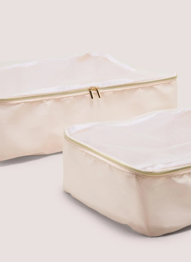 ماتلان 2 Pack Natural Packing Cubes Neutral