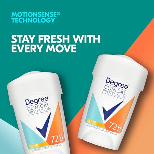 Degree Clinical Protection AntiPerspirant Deodorant Summer Strength 17 oz Pack of 4 - Image 5