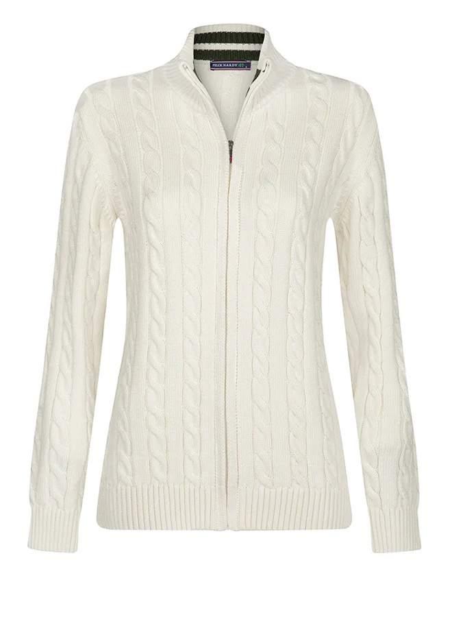 FELIX HARDY Cable Knit Cardigan