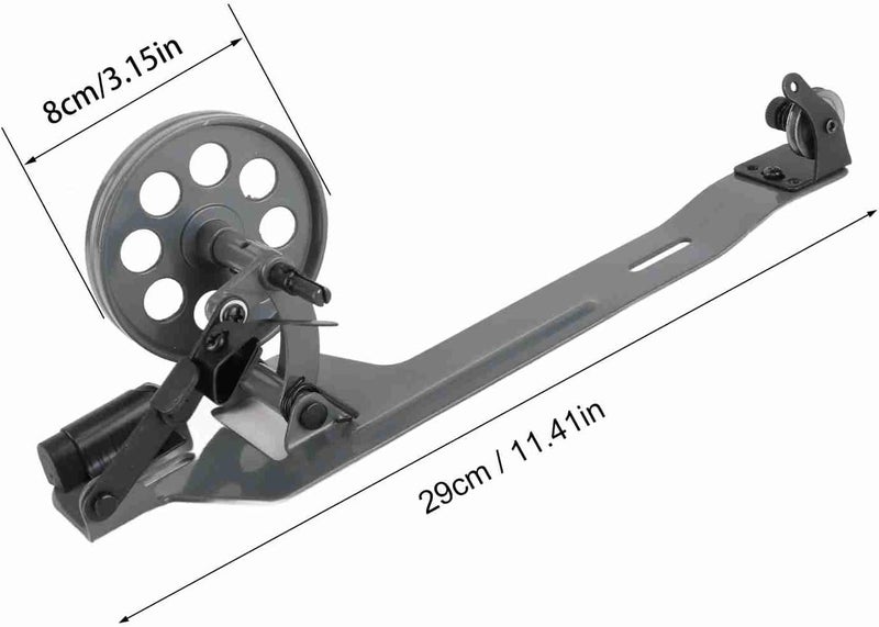 Large Bobbin Winder Stainless Steel Rustproof 29 x 8cm Easy Installation, Sturdy Design for Industrial Sewing Machines - Convenient Storage, Durable Material, Suitable for Flat - Image 2