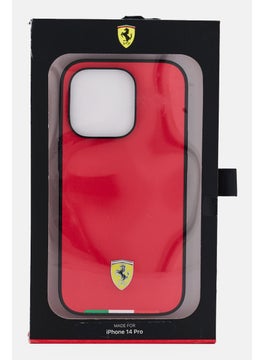 Scuderia Ferrari Iphone 14 Pro Brand Logo Phone Case, Red  - Image 1