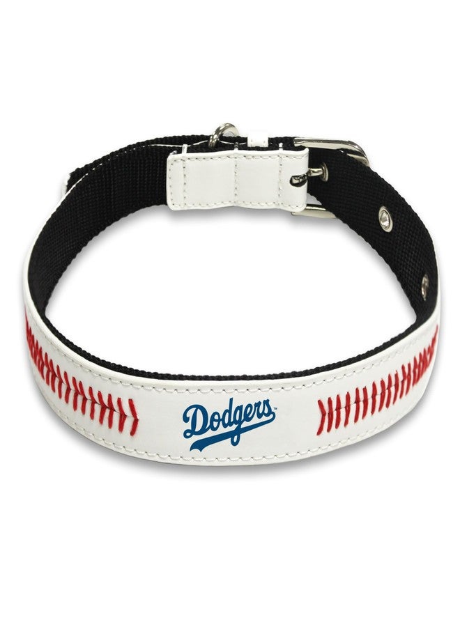 Pets First MLB Dog Collar Los Angeles Dodgers New Signature PRO PVC-Leather Premium Pet Collars Extra Tough & Durable! Super Stylish! Size: Medium Adjustable 16-20" Length x 1" Width - Image 1