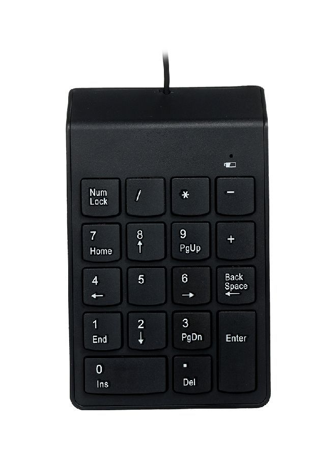 NIBEMINENT USB Wired Keyboard Black - Image 1