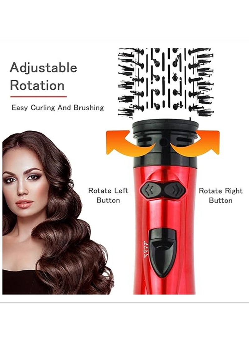 Aburiya - MXN-101 Hot Air Styler Rotating Hair Dryer Brush 2-in-1 Electric Rotating Hair Curlyer Comb for Stylish Vibrant Curly Hair - Image 1