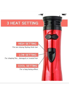 Aburiya MXN-101 Hot Air Styler Rotating Hair Dryer Brush 2-in-1 Electric Rotating Hair Curlyer Comb for Stylish Vibrant Curly Hair  - Image 5