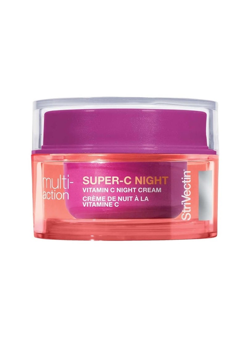Strivectin StriVectin Super-C Night Vitamin C Night Cream, Brightening and Firming, Boost Skin Dullness with Hyaluronic Acid, 1.7 Oz 
