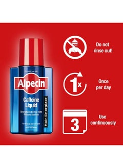 Alpecin Hybrid Caffeine Shampoo 250Ml + Liquid 200Ml Set| For Sensitive And Dry Scalps | Hair Care For Men  - Image 3