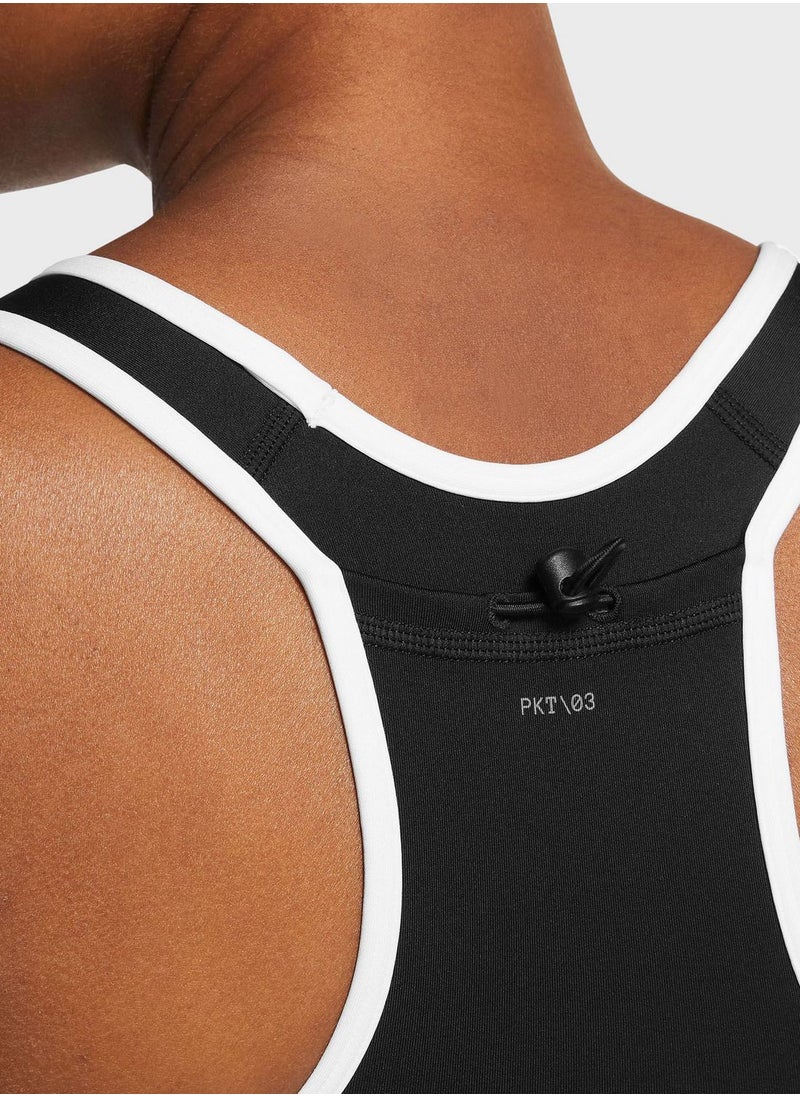 Nike - Dri-Fit Swoosh On The Run Bra - Image 1