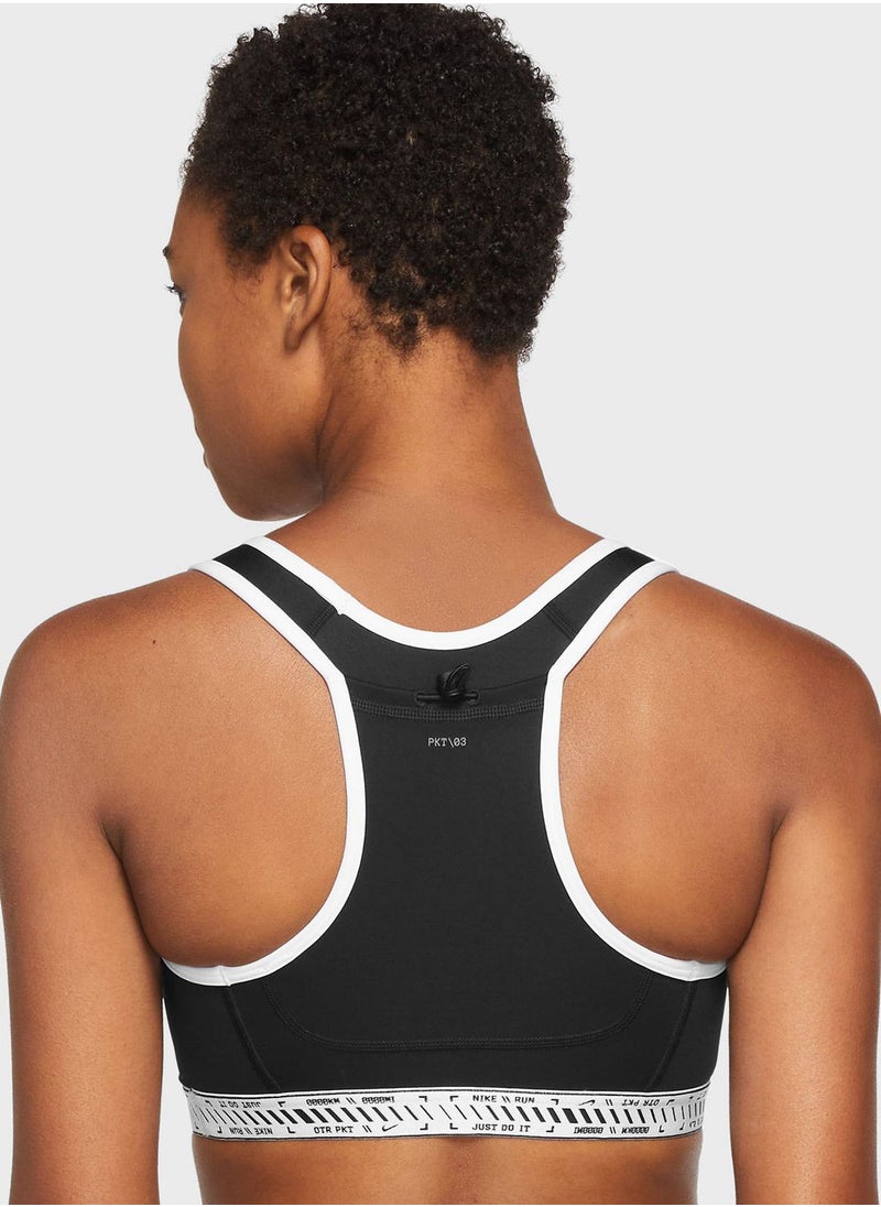 Nike - Dri-Fit Swoosh On The Run Bra - Image 1