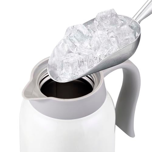 GiNT 51 Oz Stainless Steel Thermal Coffee Carafe, Double Walled Vacuum Insulated Flask, 12 Hour Heat Retention, 1.5 Liter Tea, Water, and Coffee Dispenser (Upgraded version White) - Image 4