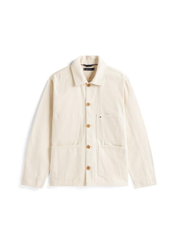 TOMMY HILFIGER Washed Denim Chore Jacket - Image 5