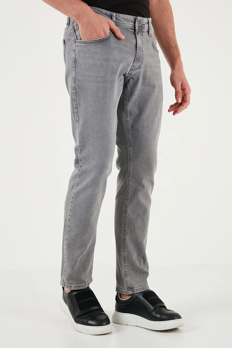 Buratti Cotton Regular Fit Normal Waist Straight Leg Jeans Men's Jeans 2201s59parma