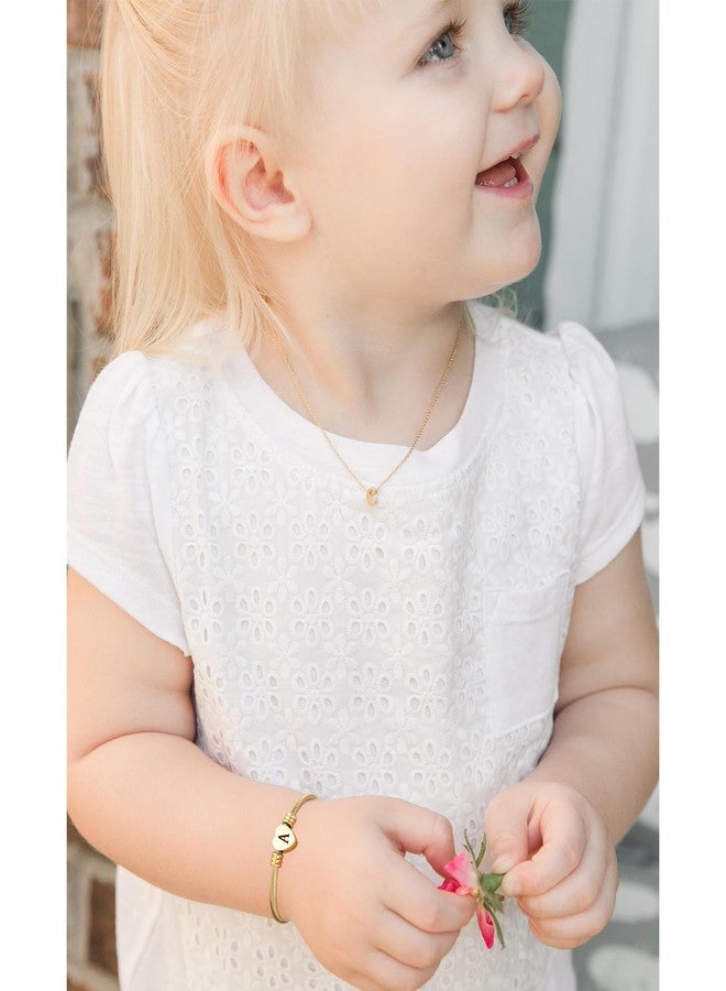 Ascona Gold Initial Bracelets for Women Non Tarnish Dainty Stainless Steel Heart Letter A-Z Bracelet Adjustable Cuff Bangle Bracelets for Teen Trendy Cute Bridesmaid Birthday Gifts Jewelry - Image 4