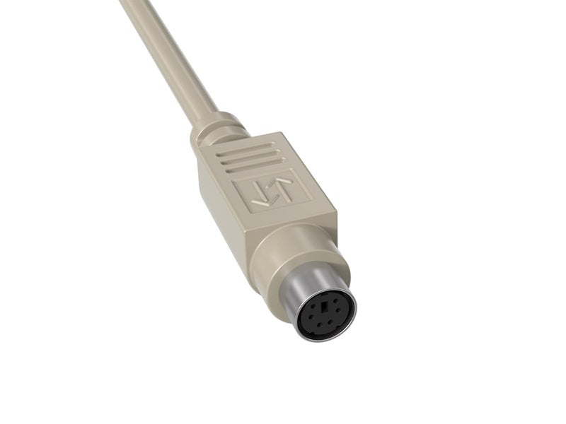 Cable Leader CableLeader 6ft Mini-DIN6 Male to Female PS/2 Keyboard/Mouse Extension Cable, Mini Din 6 pin Cable for Computer PC Keyboard/Mouse/KVM/Barcode Scanner, Beige - Image 3