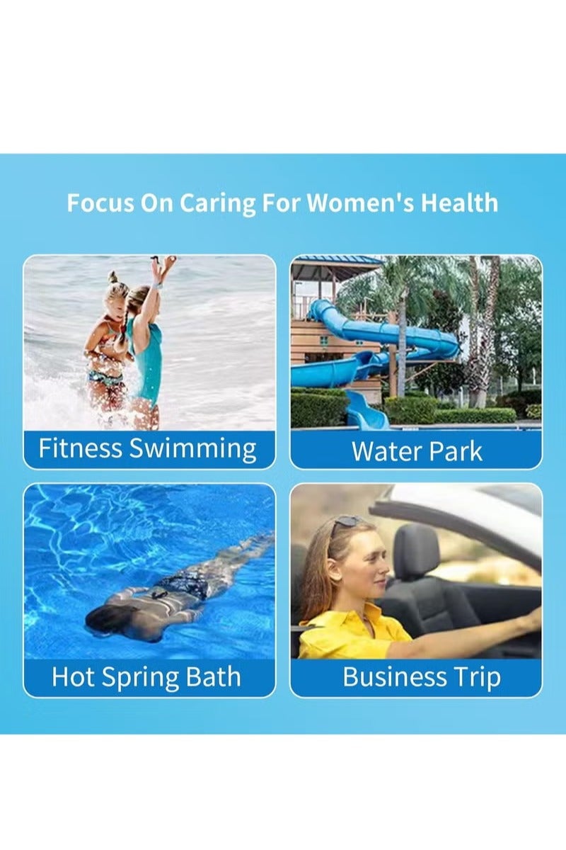 6 Pcs Waterproof Swimming Pads For Women, Waterproof Private Patches, Prevent Dirt Skin Friendly Private Stickers, Perfect For Swimming And Daily Use, Panty Liner/Barrier, Beach Must Have - Image 4