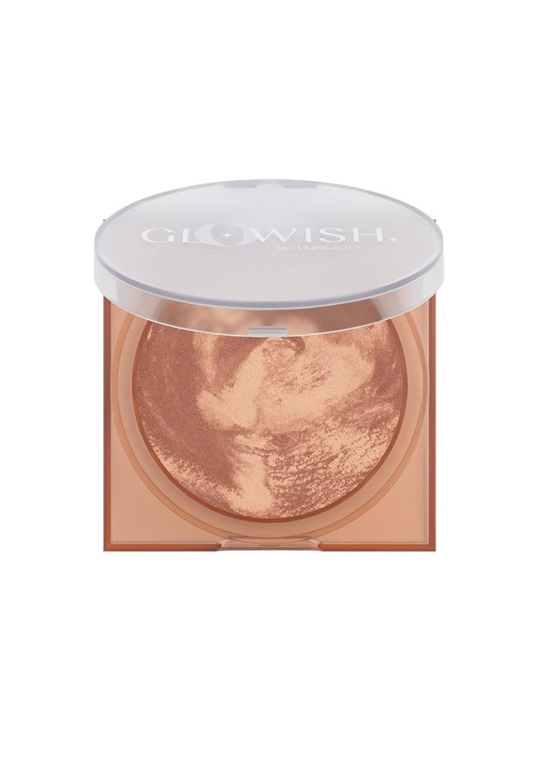 Huda HUDA BEAUTY GloWish Soft Radiance Vegan Bronzing Powder 02 Medium 