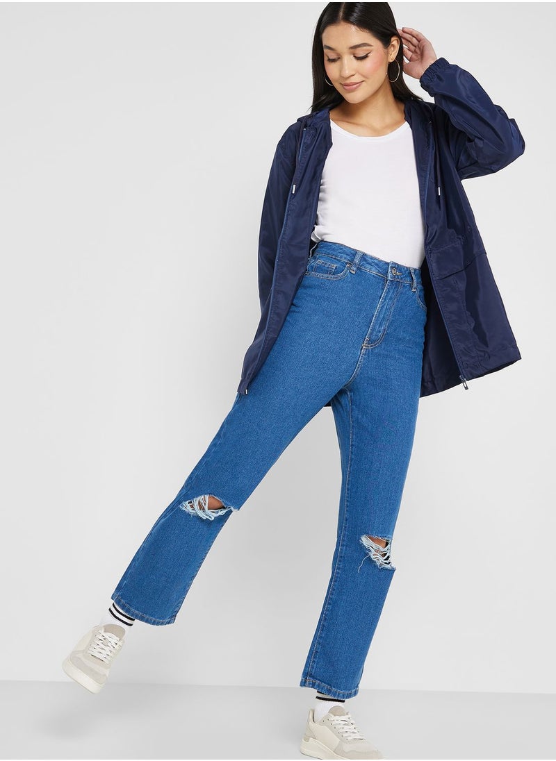 boohoo High Waist Jeans  - Image 4