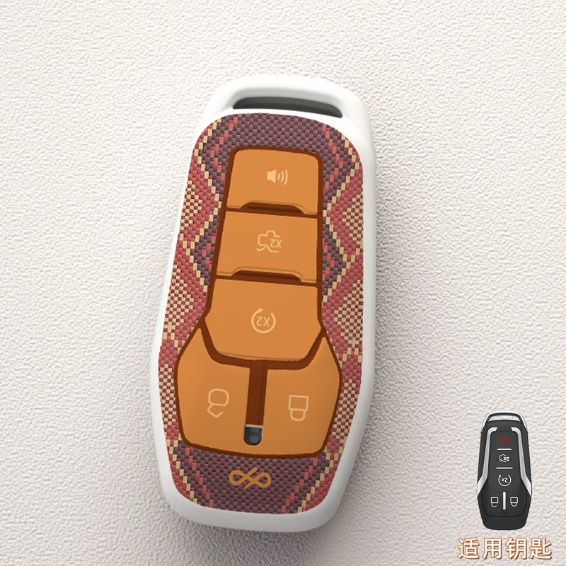 Ford Car Key Case for Mondeo, Focus, Fusion, Edge, Explorer, Escape - TPU Protective Cover - Image 1