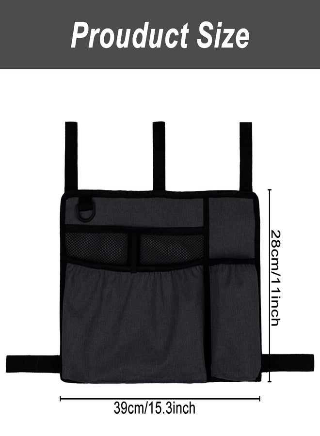 Daorfaa Walker Bag Basket with Cup Holder & Water-Resistant Storage - Adjustable Organizer Pouch for Seniors, Elderly, Wheelchairs, Rollators, and Folding Walkers - Image 4