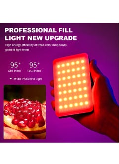 FlashHawk RGB Video Lights with Clip, Pocket LED Fill Light, 360° Full Color, 2700-6500K Dimmable, 2000mAh Rechargeable Camera Light for Photography, Video Conference,TikTok  - Image 5