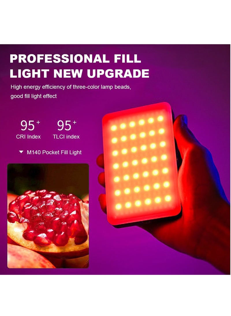 FlashHawk RGB Video Lights with Clip, Pocket LED Fill Light, 360° Full Color, 2700-6500K Dimmable, 2000mAh Rechargeable Camera Light for Photography, Video Conference,TikTok  - Image 5