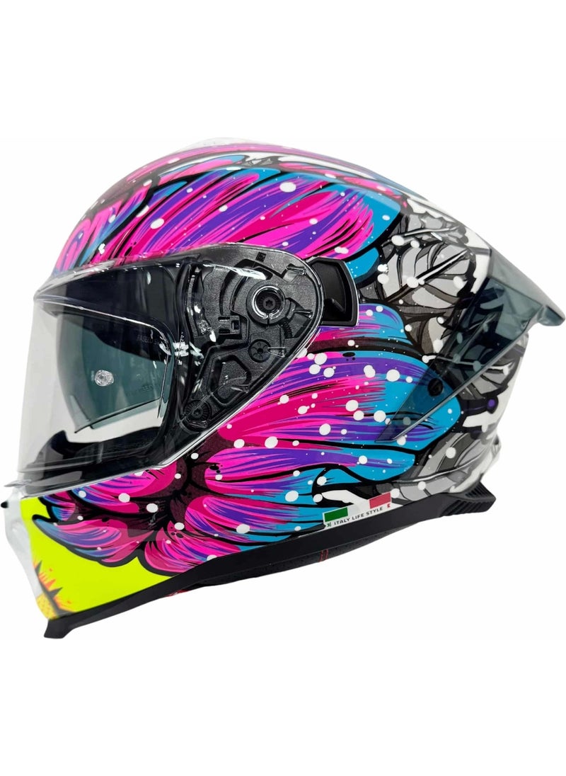 sway Helmet SW-865 Butterfly With Sunglasses  - Image 2