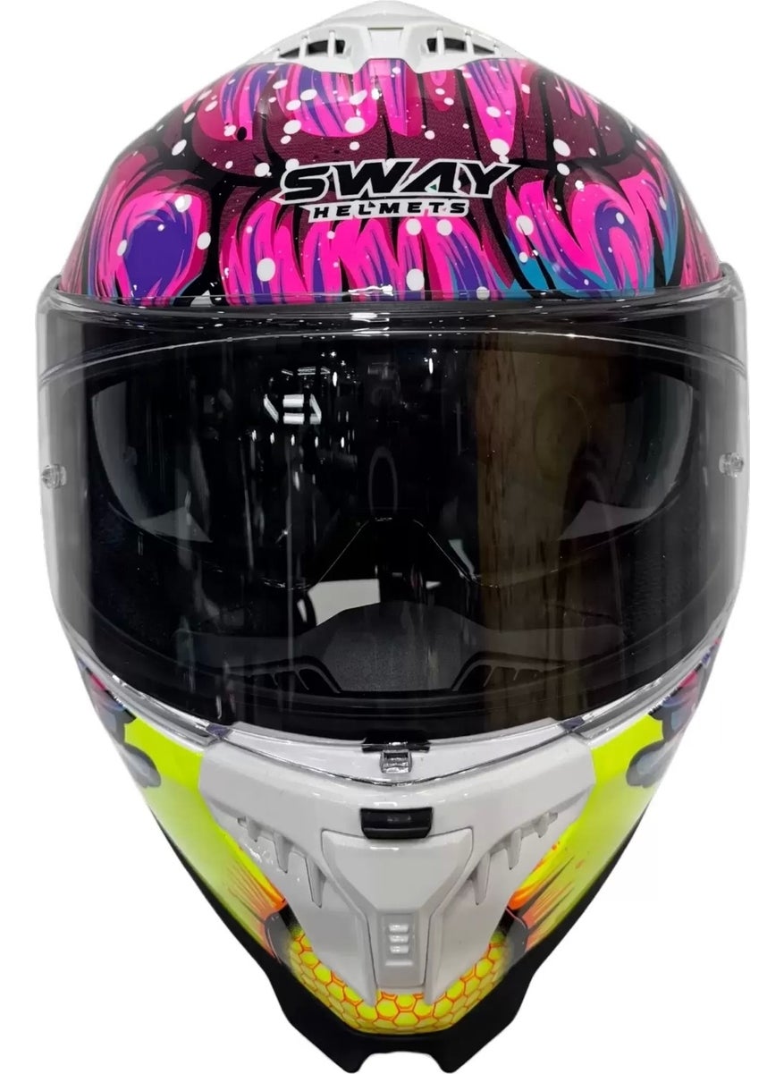 sway Helmet SW-865 Butterfly With Sunglasses  - Image 5