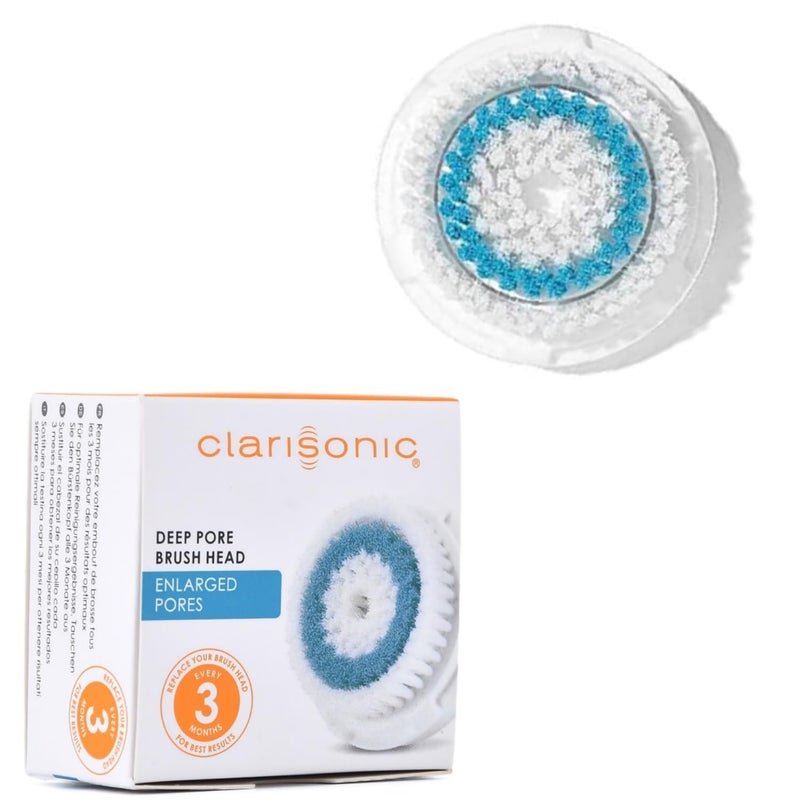 Clarisonic Clarisonic Brush Head Replacements | Compatible with Mia 1, Mia 2, Mia Fit, Alpha Fit, Smart Profile Uplift and Alpha Fit | Added to Transparency Portal, Deep Pore (1count) 