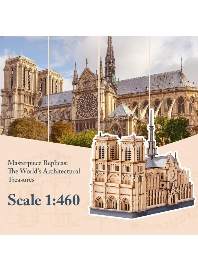 روبوتايم رُوود كاتدرائية باريس ثلاثية الأبعاد لغز خشبي TG511 - Image 5