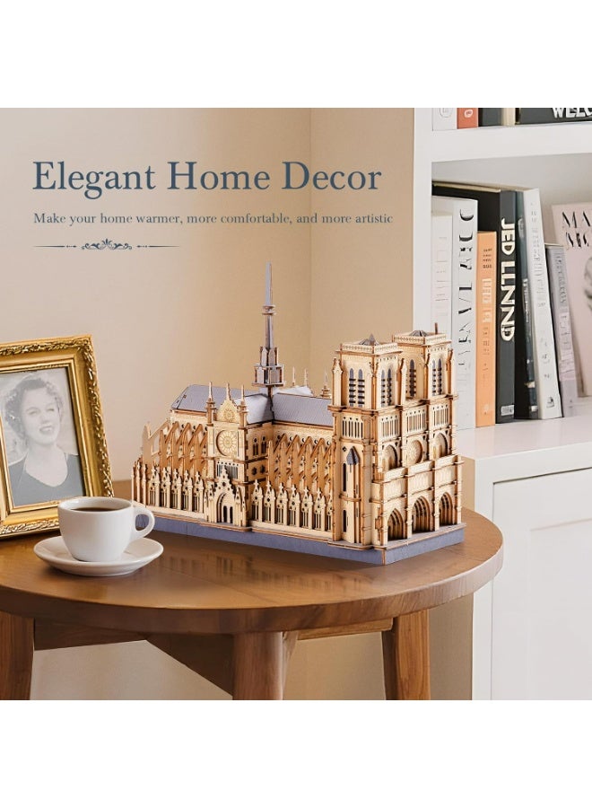روبوتايم رُوود كاتدرائية باريس ثلاثية الأبعاد لغز خشبي TG511 - Image 3