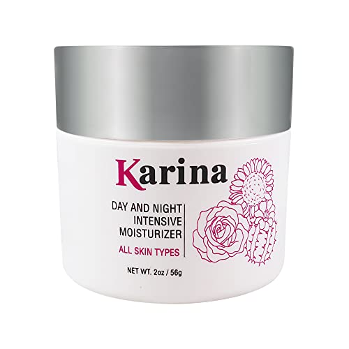 Karina Skincare - Day and Night Intensive Moisturizer Face Cream - Soothing Vitamin E Cream - Helps Calm, Hydrate & Restore - Daily Moisturizer for Dry Skin & Sensitive Skin - Travel Size 2oz - Image 1