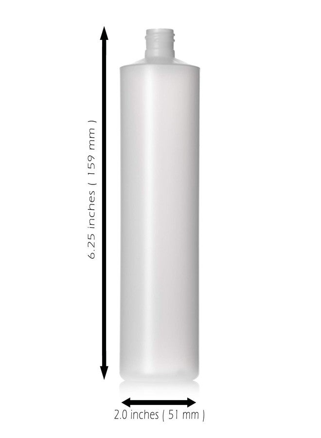 Aromine 8oz Natural Color HDPE Squeeze Bottles with Disc Cap and Squirt Cap (3 Pack) (8oz) - Image 3