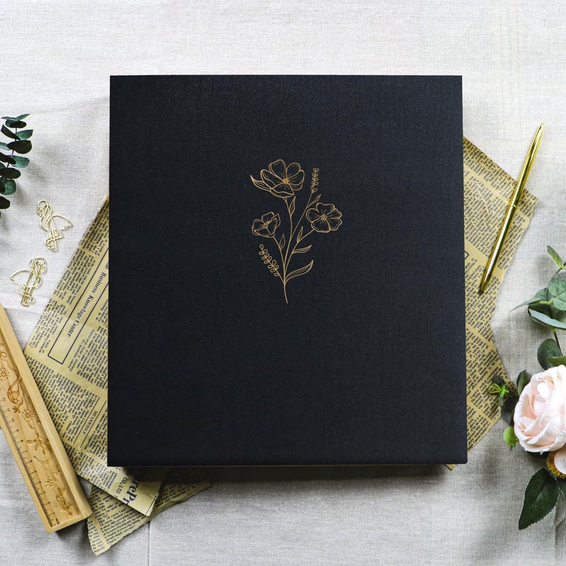 Holoary Photo Album 4x6 500 Photos 5 Pictures Per Page, 500 Pockets 4â€x6â€ Picture Album, Linen Fabric Cover Big Picture Book for Photos, 4x6 Photo Albums for Family Weddings Travel Memories(Black) - Image 3
