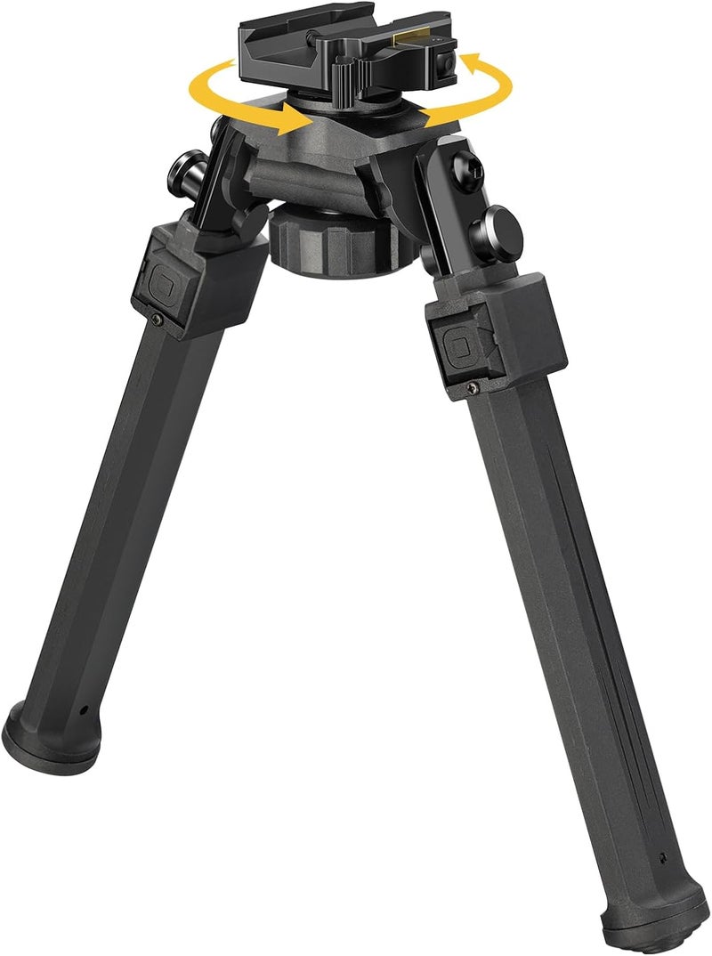 CVLIFE Quick Release Rifle Bipod with 360° Swivel and Adjustable Height for Shooting and Hunting - Image 1