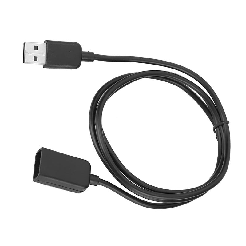 كابل شحن USB عالمي لسوار اليد الذكي أسود من مادة TPE بطول 1 متر محمول - Image 5