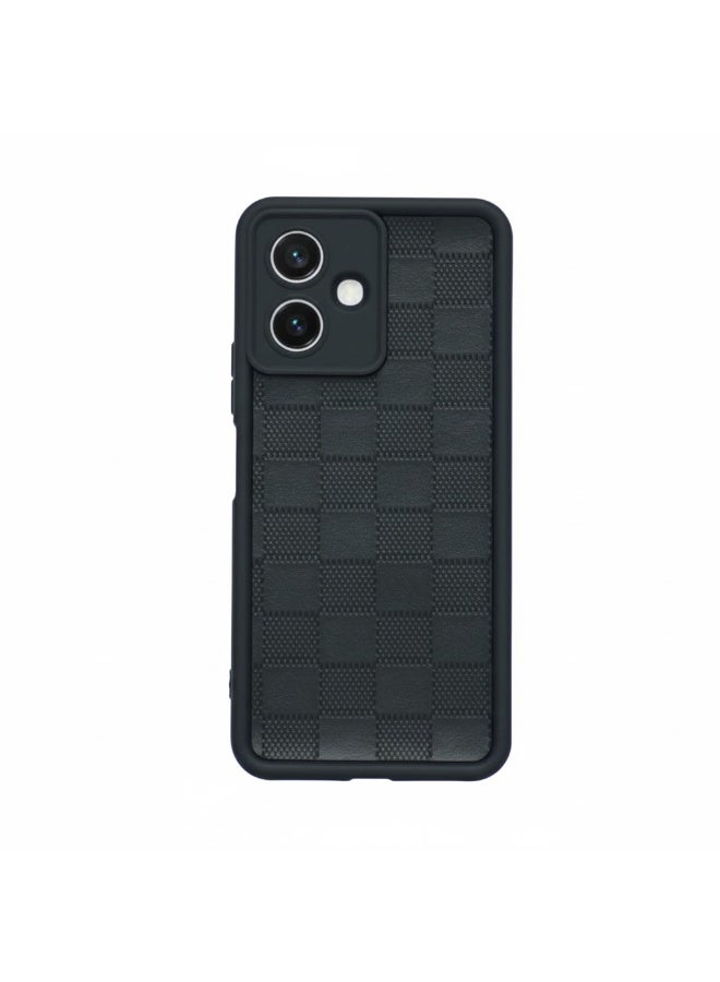 غطاء لهاتف رينفينيكس سمارت 10 مصنوع من السيليكون الناعم وحافظة حماية للكاميرا مقاومة للصدمات (أسود)