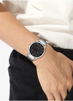 HUGO BOSS Men's First Black Dial Wrist Watch - 1530246  - Image 4