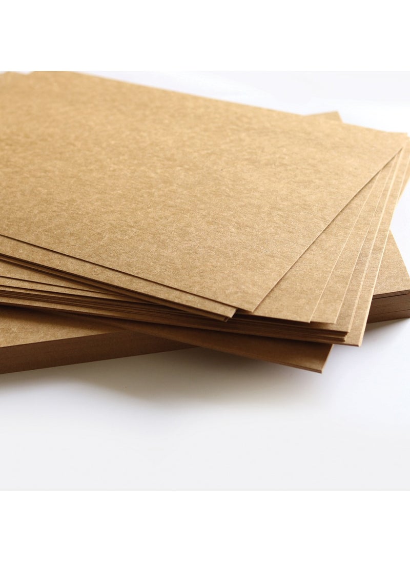 firstnock - A3 Kraft Paper 350GSM 25 Sheets, Thick Brown Card Paper, Craft Making Business Card Print Paper, Thicker Paper Brown Card Stock - Image 1
