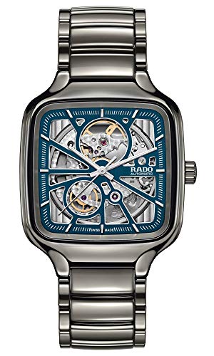 Rado True Square Swiss Automatic Watch with Ceramic Strap, 21 (Model: R27083202), Silver - Image 4