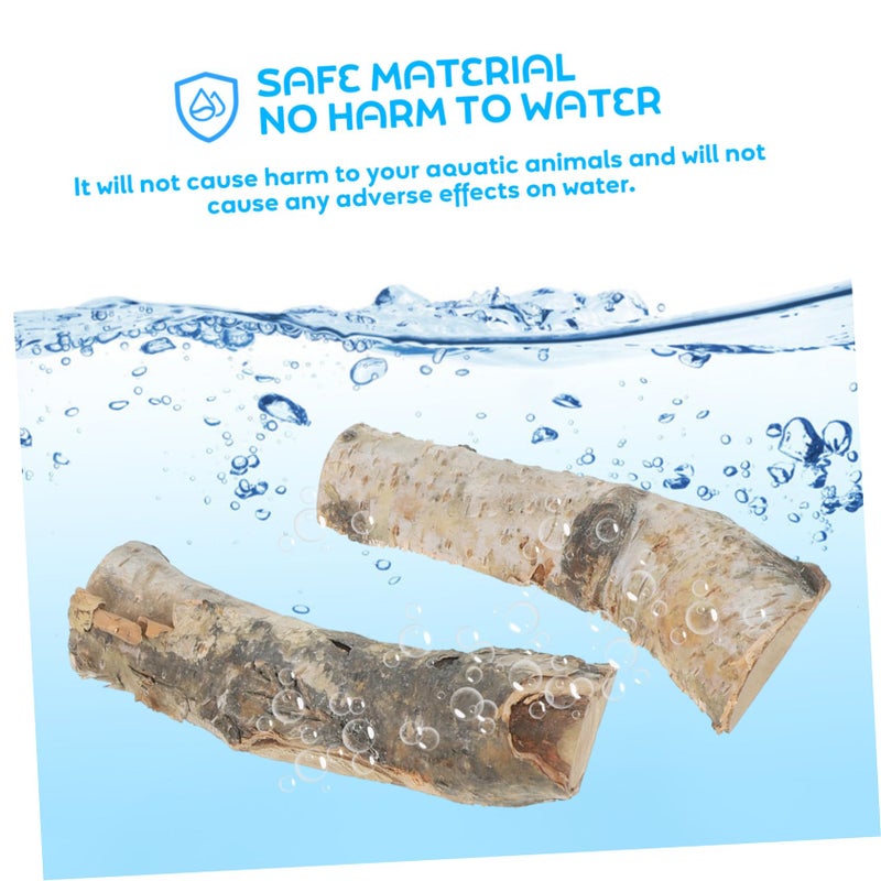Natural Wood Log Pieces for DIY Fish Tank Decoration and Creative Craft Supplies 8Pcs - Image 4