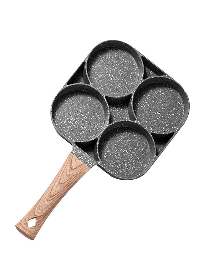 Generic مقلاة طهي عجة البيض غير اللاصقة المقسمة إلى 4 أقسام مقاس 16 