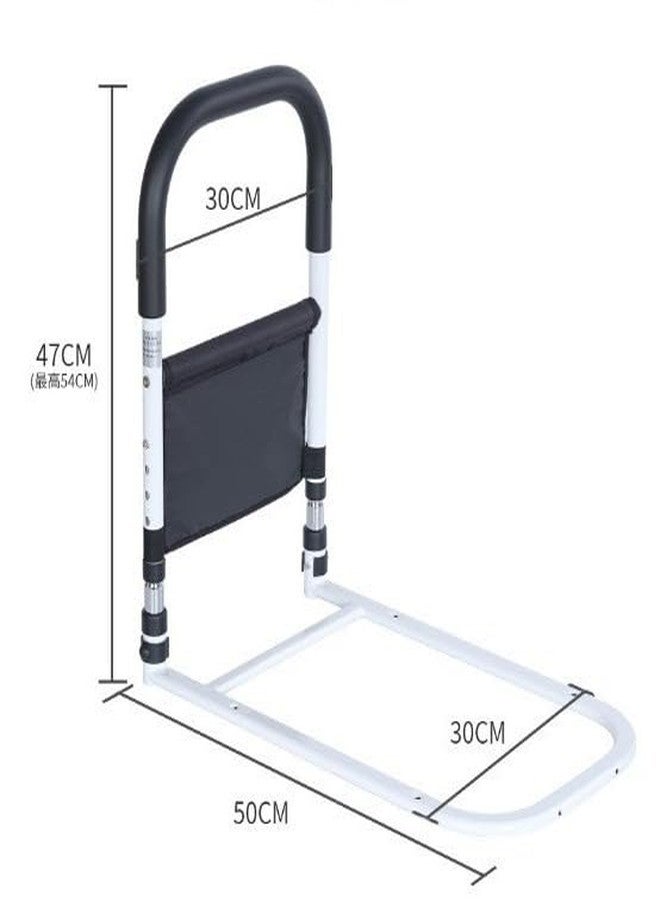 Ndola Bed Rail - Compact Assist Railing for Elderly Seniors, Handicap - Standing Bar Handle with Fall Prevention Guard - Adjustable Bedrail Cane fits King, Queen, Full, Twin - Stability Grab Bar - Image 3